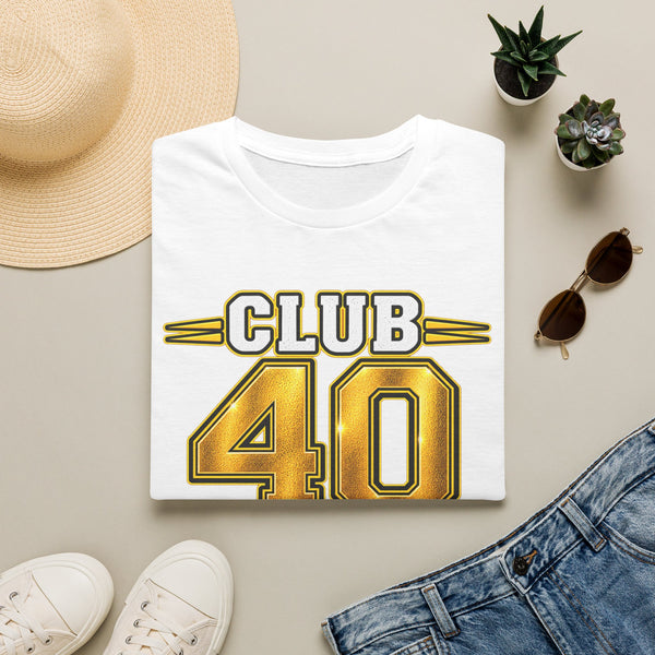 Club 40 T‑Shirt — "Still Moving" with Paul Eugene