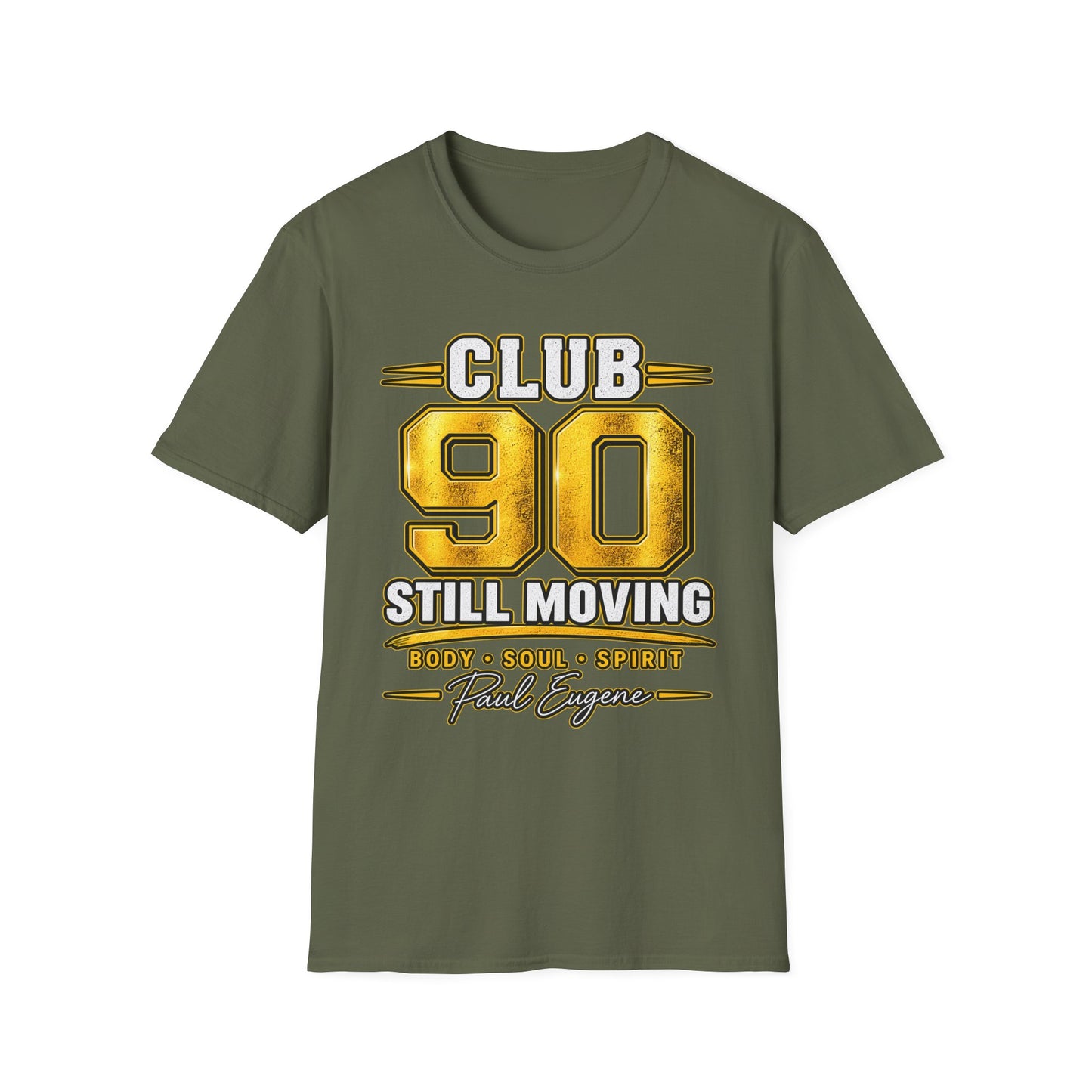 Club 90 T‑Shirt – “Still Moving” with Paul Eugene