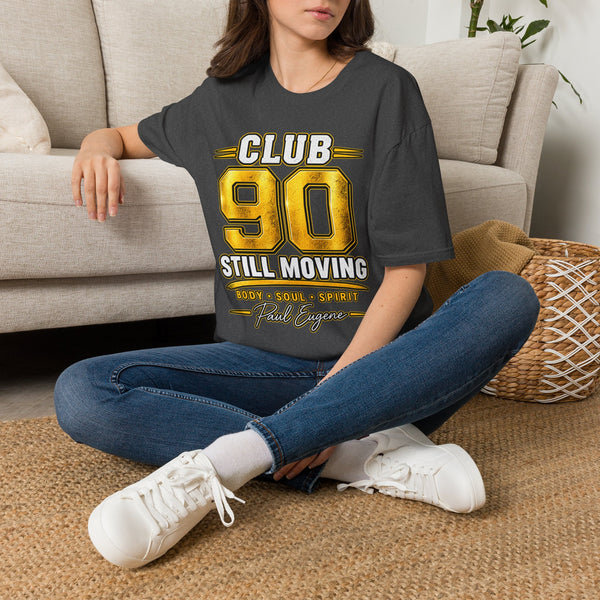 Club 90 T‑Shirt – “Still Moving” with Paul Eugene