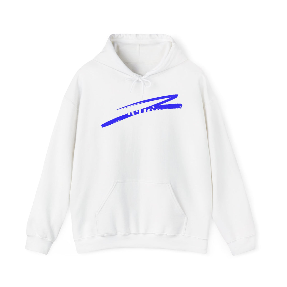 Stylish Unisex Heavy Blend™ Hooded Sweatshirt with Bold Blue Design
