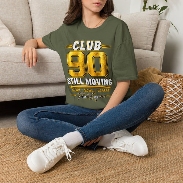 Club 90 T‑Shirt – “Still Moving” with Paul Eugene