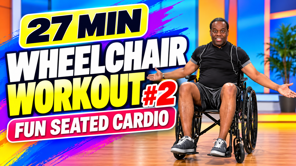 27-Minute Wheelchair Workout #2 DVD | Fun Seated Cardio