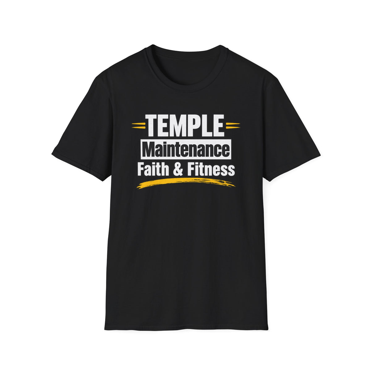 Temple Maintenance Faith & Fitness T-Shirt