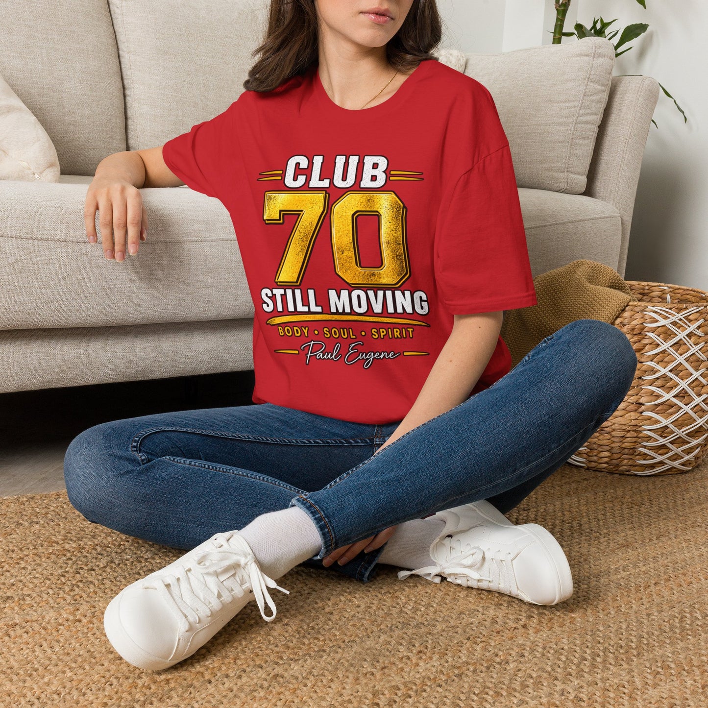 Club 70 T‑Shirt – “Still Moving” with Paul Eugene