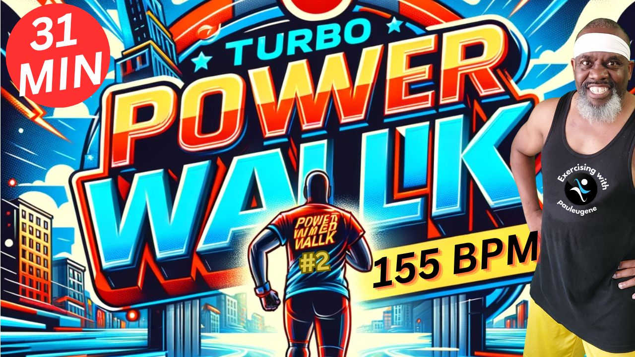 Turbo Power Walk: Intense Cardio Marching Workout | 160 BPM | Standing Abs | 31 Min | Challenge You!