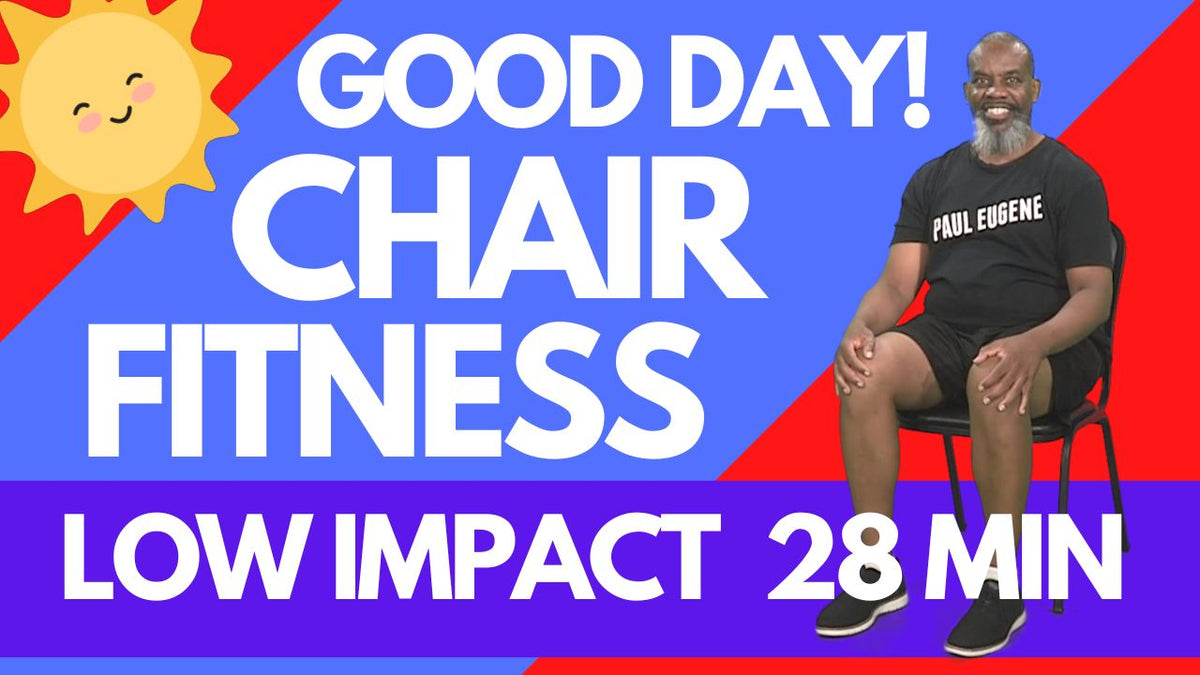 28 Minute Chair Fitness Seated Cardio Exercise Workout