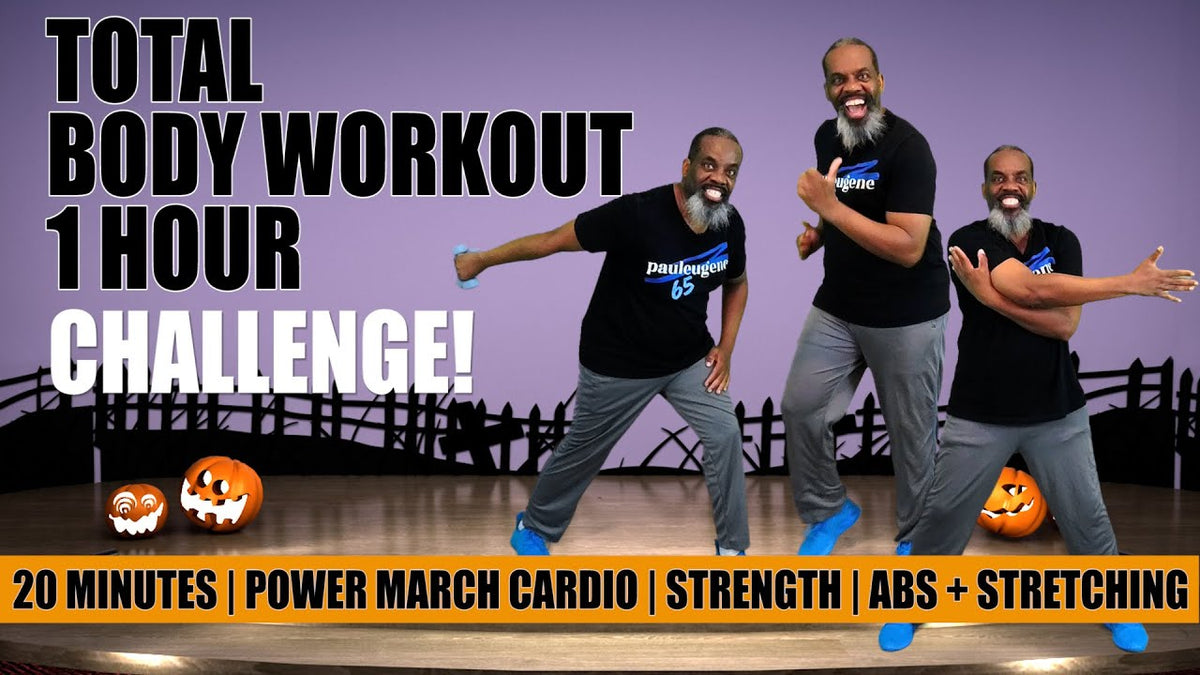 Total Body Workout - Power Walk Strength Abs Stretching
